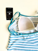 مایو ست سه تکه آبی دخترانه